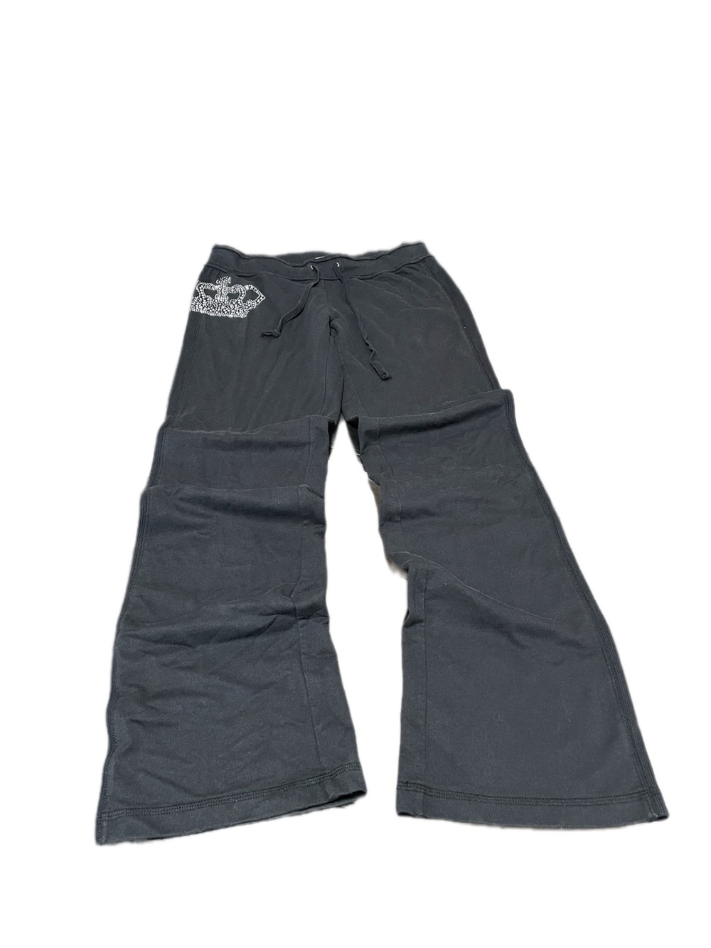 Y2K Kavio Women's Baggy Straight Leg Pants, Black, Size S